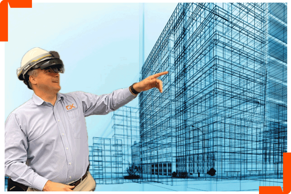 RJK Construction uses advanced technologies throughout the building process.
